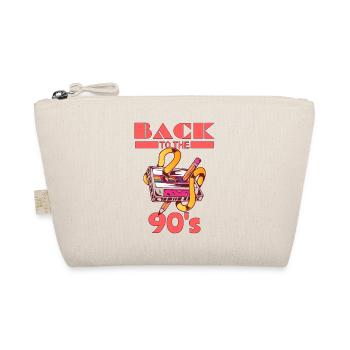 Back to the 90's with Music cassette tape - Organic Pouch - nature - Front