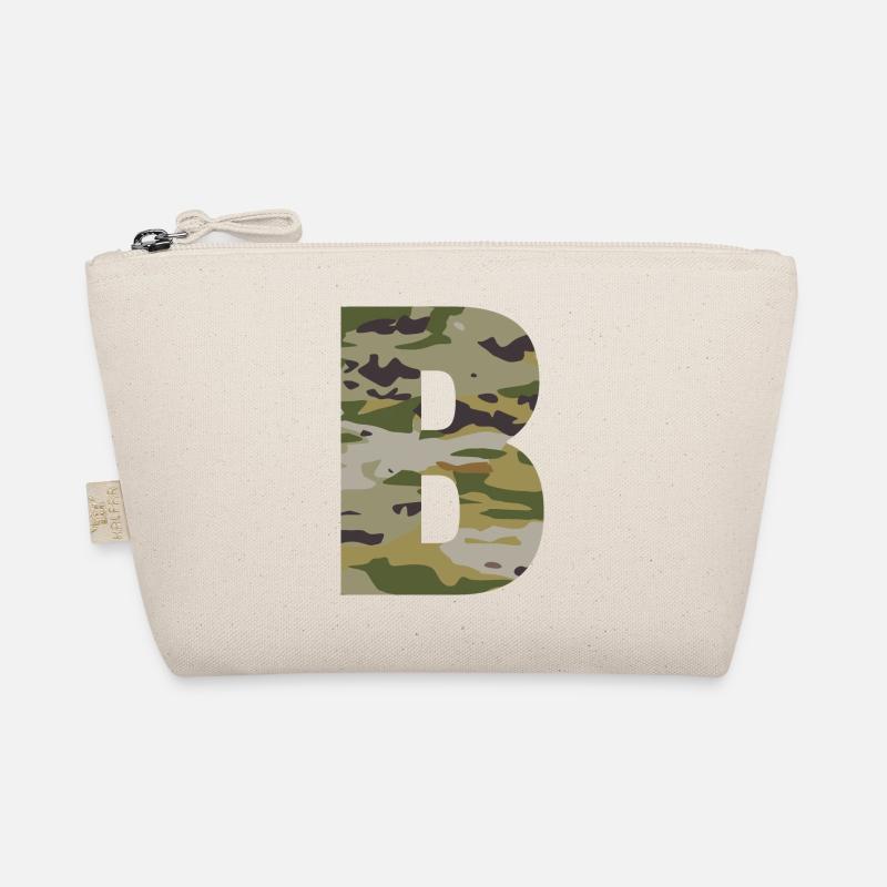 Tarnbuchstabe B Bio-Täschchen