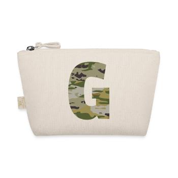 Tarnbuchstabe G - Bio-Täschchen - Natur - Vorne