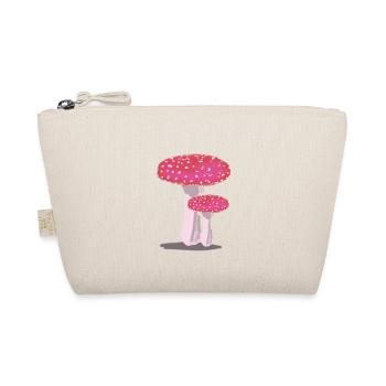 Red white testippings - Organic Pouch - nature - Front