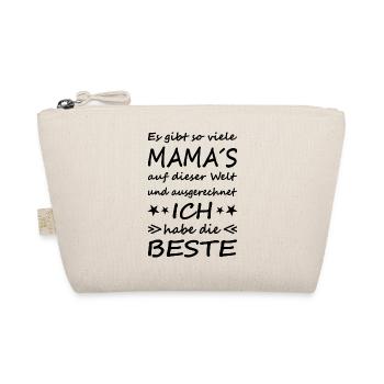 Es gibt so viele Mama´s... Beste Mama... Version 1 - Bio-Täschchen - Natur - Vorne