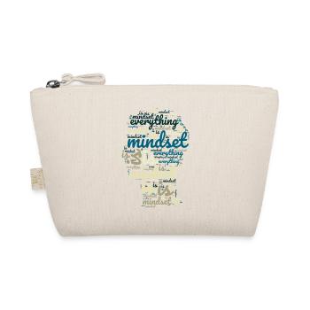 Mindset is Everything - Bio-Täschchen - Natur - Vorne