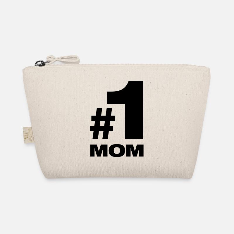 Nummer 1 Mom beste Mama Mutter Mutti Eltern Kinder Bio-Täschchen