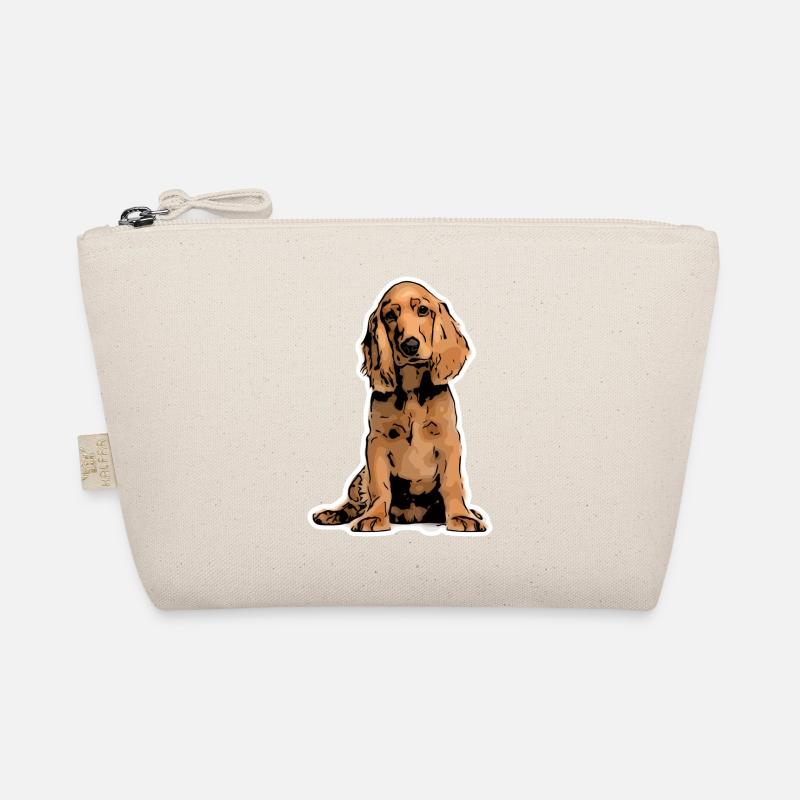 Cocker Spaniel Haustier Design - Bio-Täschchen - Natur