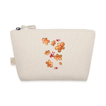 gingerbread,christmas,sweets,gingerbread man - Organic Pouch - nature - Front