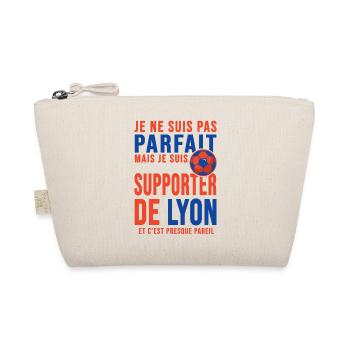 supporter football Lyon Humour foot Club Lyonnais - Trousse biologique - nature - Devant