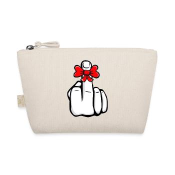 Va te faire foutre à la main ! Majeur! Symbole mignon et cool - Trousse biologique - nature - Devant