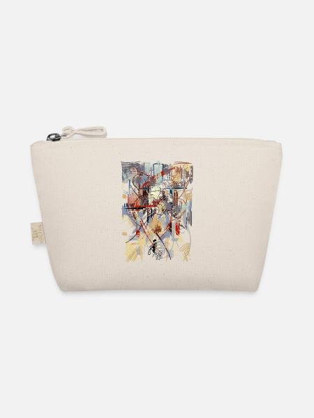 Abstract art - Organic Pouch - nature - Front