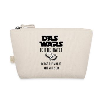 das wars - ich heiratet - Bio-Täschchen - Natur - Vorne