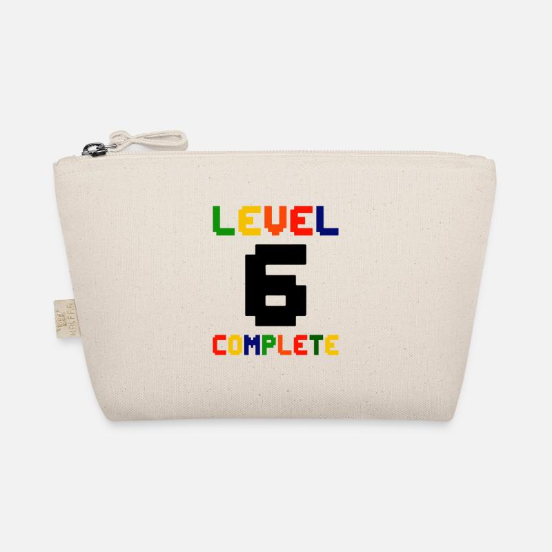 Level 6 Complete Gamer 6th Birthday Organic Pouch
