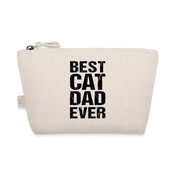 Best Cat Dad Ever Cat Owner - Organic Pouch - nature - Front