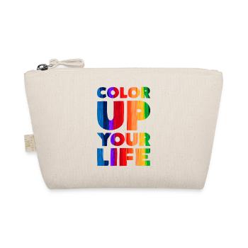 Color Up Your Life Colorful - Organic Pouch - nature - Front