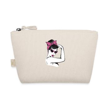 Retro Rockabilly Girl Cadeau - Trousse biologique - nature - Devant