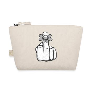 Va te faire foutre! Majeur! Noeud mignon icône cool - Trousse biologique - nature - Devant