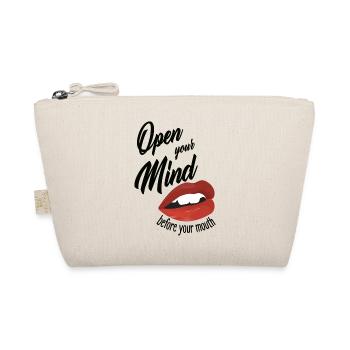 open your mind... - Bio-Täschchen - Natur - Vorne