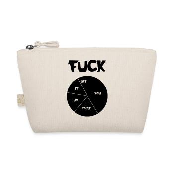 FUCK YOU | ME | THIS | EVERYTHING - Bio-Täschchen - Natur - Vorne