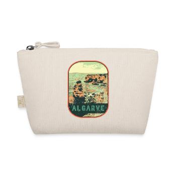 Badge retro, Algarve Portugal, plage été soleil - Trousse biologique - nature - Devant