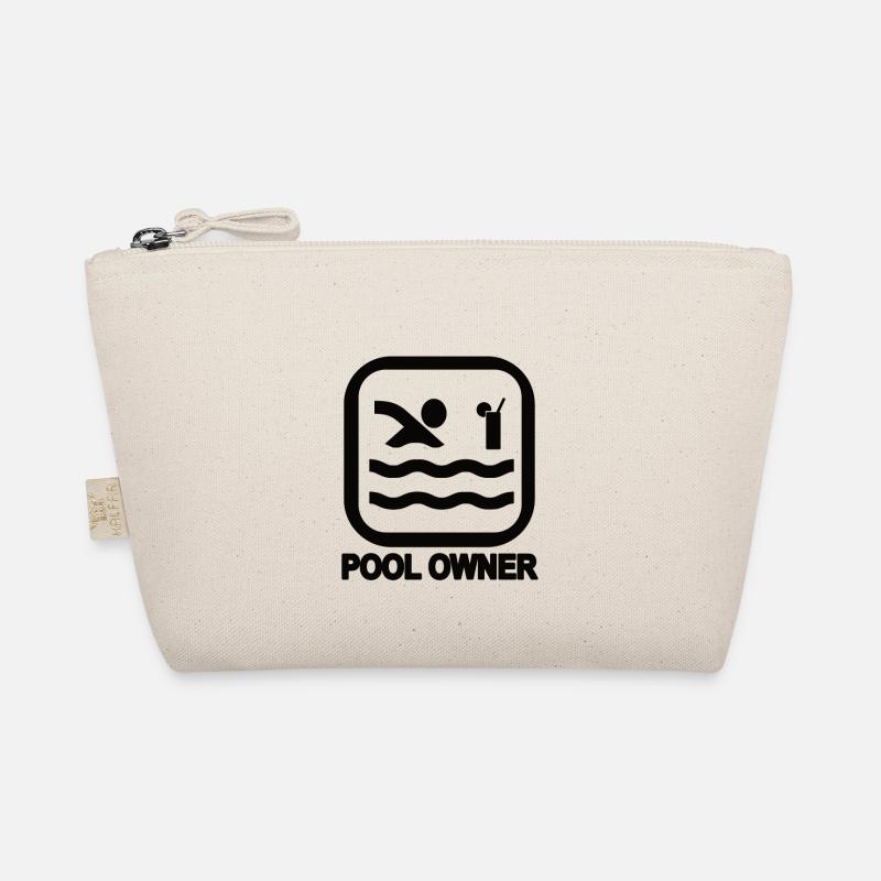Pool Owner black Organic Pouch
