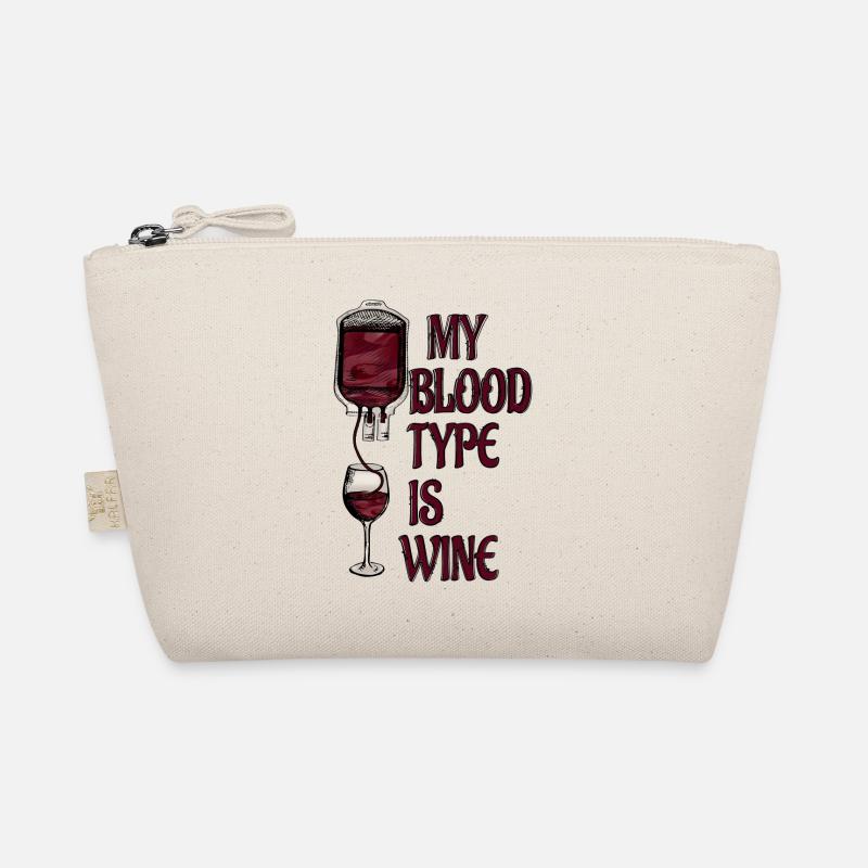My Blood Type is Wine Organic Pouch
