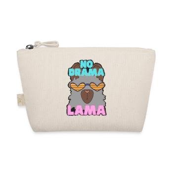NO DRAMA LAMA - Bio-Täschchen - Natur - Vorne