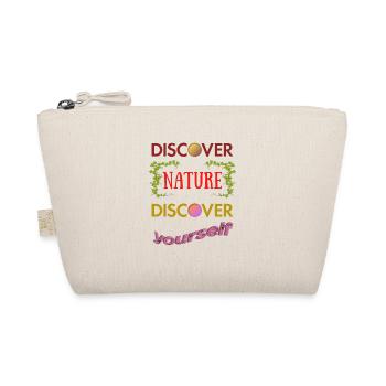 By discovering nature you discover yourself - Organic Pouch - nature - Front