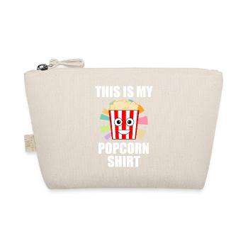 Popcorn Designs Lustiges Zitat Popcorn Chef - Bio-Täschchen - Natur - Vorne
