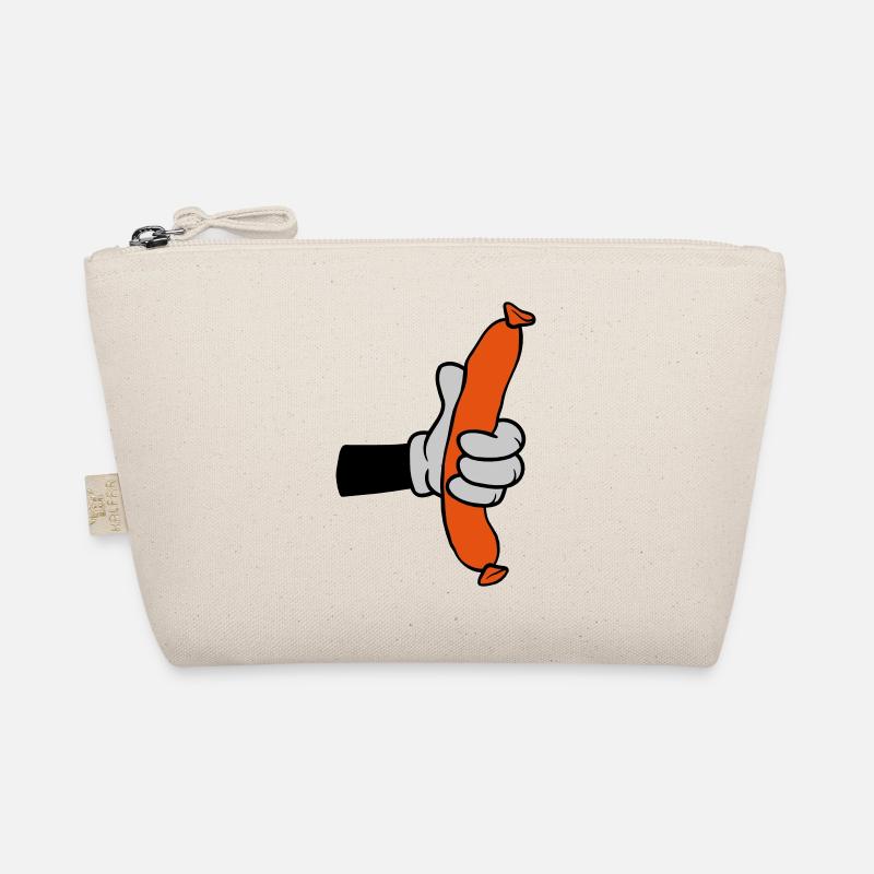 Comic Hand Holds Saucisse Trousse biologique