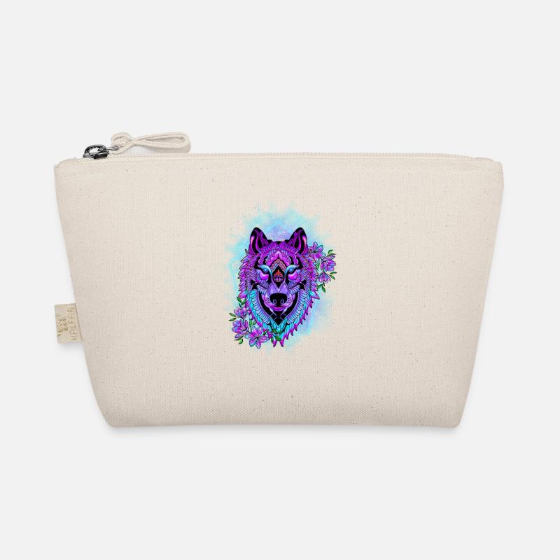 MAGIC WOLF - Organic Pouch - nature
