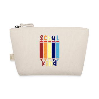 Stifte Schulkind 2022 Schulbeginn T shirt - Bio-Täschchen - Natur - Vorne