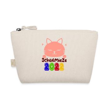 Mieze Schulkatze 2022 Schulbeginn T shirt - Bio-Täschchen - Natur - Vorne
