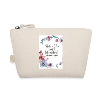 Before Alice went to Wonderland - Organic Pouch - nature - Front