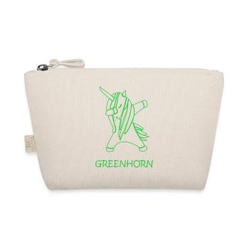 greenhorn dabbing unicorn - Organic Pouch - nature - Front