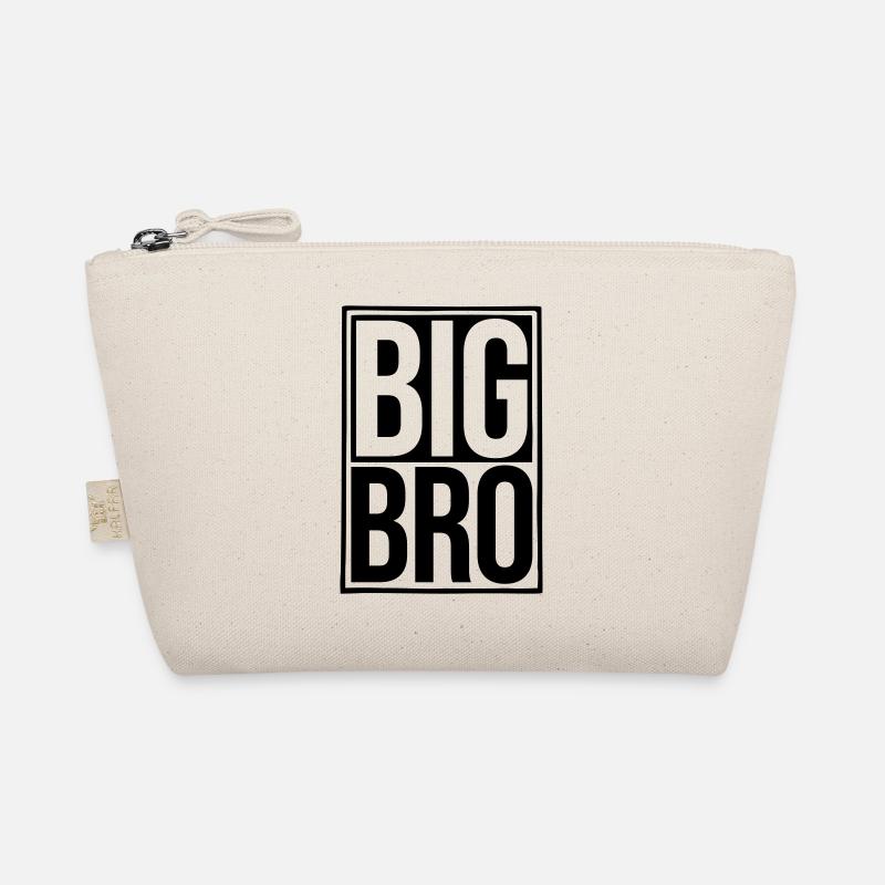 Big Bro Schild Logo - Bio-Täschchen - Natur