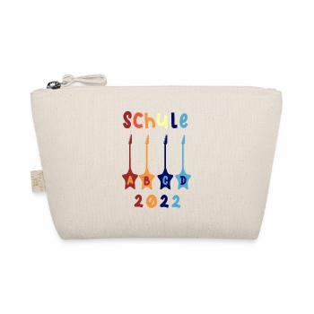 Schule 2022 ABCD Rockgitarre T shirt - Bio-Täschchen - Natur - Vorne
