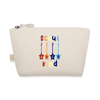 Schulkind ABCD Rockgitarre T shirt - Bio-Täschchen - Natur - Vorne