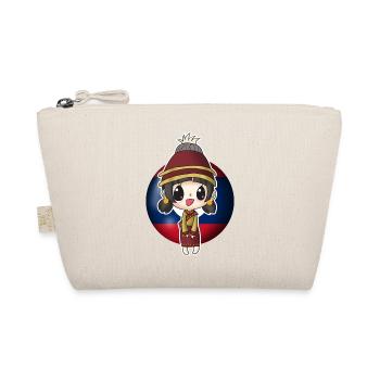 Laos Laote Laoten Girl Dress Lao I Gift - Organic Pouch - nature - Front