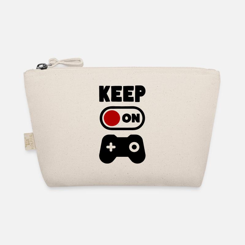Gamer Keep on Gaming Video Game Controller Trousse biologique
