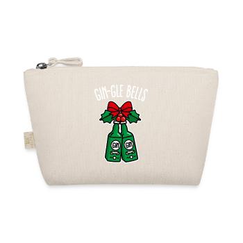 Lustig Gin Weihnachten Gin-Gle bells Jingle bells - Bio-Täschchen - Natur - Vorne