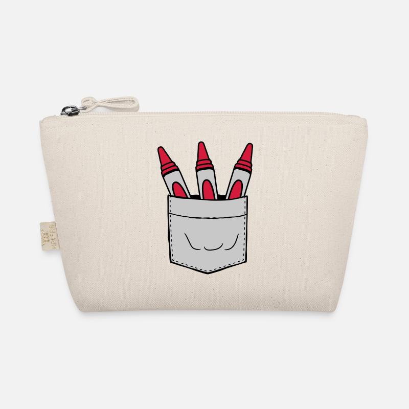 Poche de poitrine emportez des crayons de cire avec vous lors de vos déplacements Trousse biologique