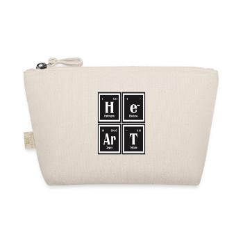 Heart | Periodic Table of Elements - Organic Pouch - nature - Front