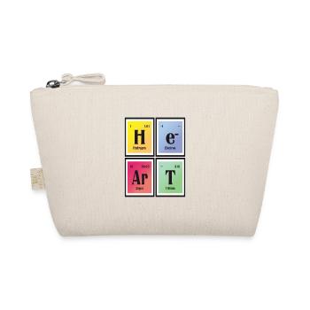 Heart | Periodic Table of Elements - Organic Pouch - nature - Front