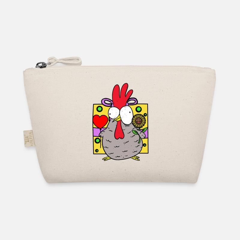 Birthday Gift Chicken Sunflower Congratulations Organic Pouch