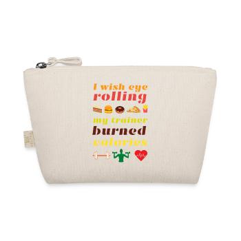 I would like my trainer to burn calories - Organic Pouch - nature - Front