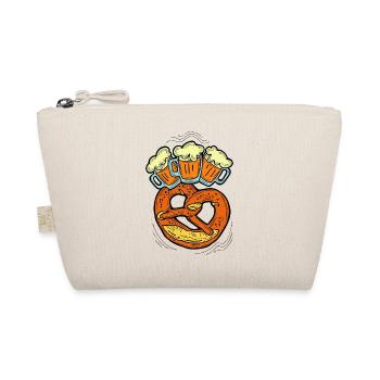 Octoberfest beer party. Beer mug and Brezel. - Organic Pouch - nature - Front