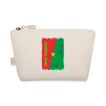 Bukina Faso Flag Design - Organic Pouch - nature - Front