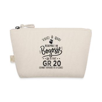 Bogosse qui a fait le GR 20 randonnée corse cadeau - Trousse biologique - nature - Devant