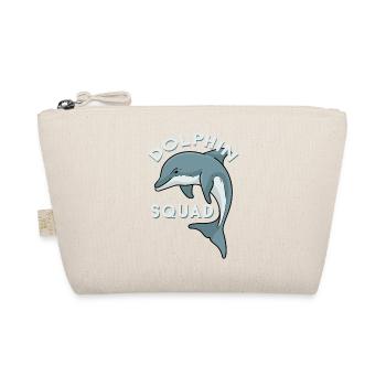 Dolphin Squad Sea Animal Wildlife Ocean - Organic Pouch - nature - Front