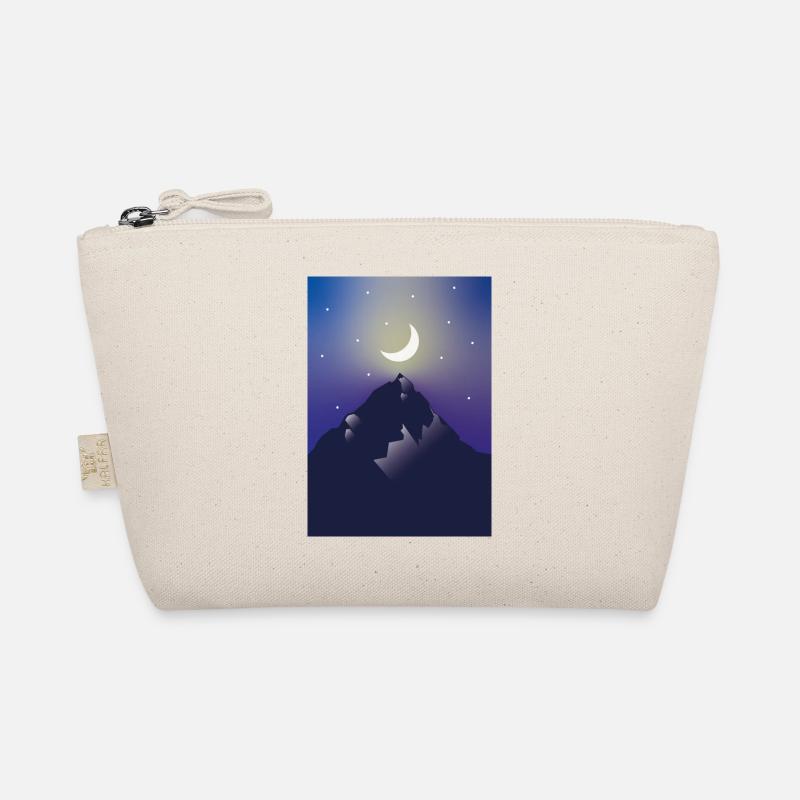 Mountain in the moonlight Organic Pouch