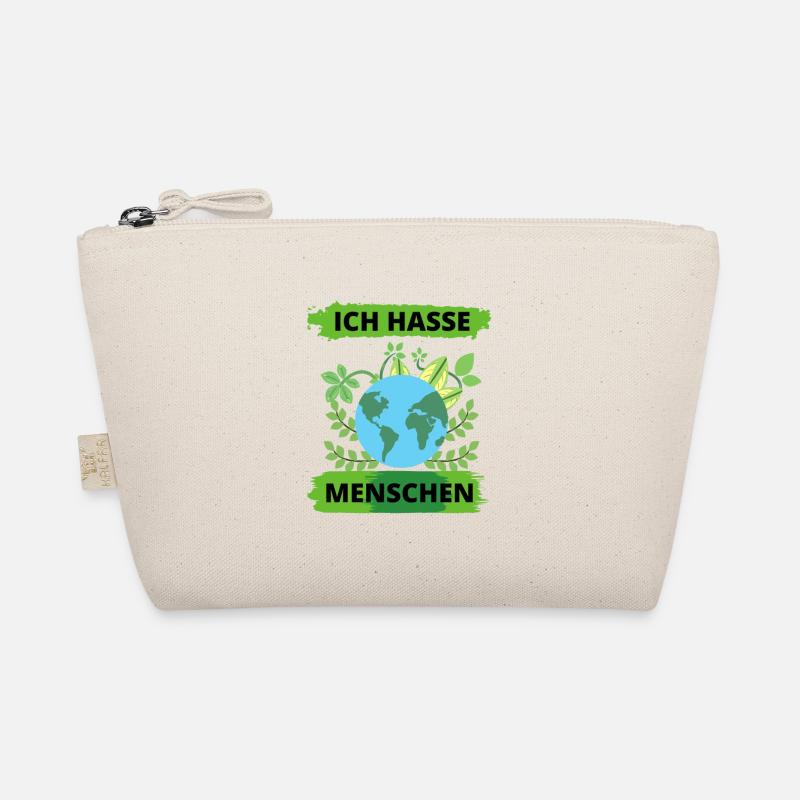 Ich Hasse Menschen Naturschutz Umwelt Tierliebe - Bio-Täschchen - Natur