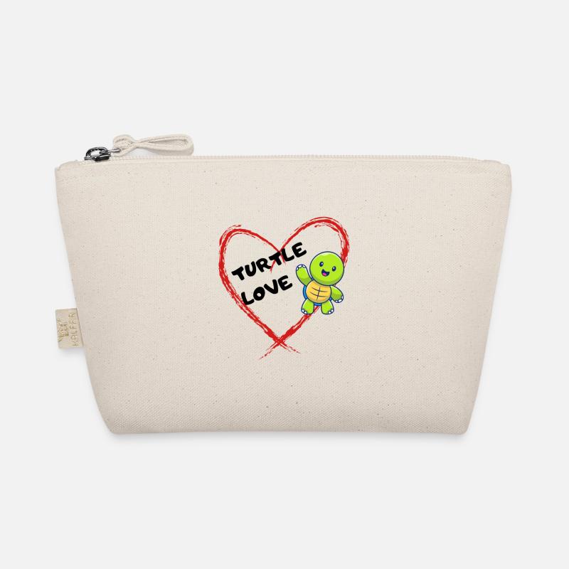 Turtle Pet Lover Gift Idea Organic Pouch